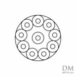 10 Circle inside Circle design 6