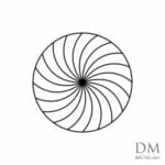 10 Waves inside Circle design 1