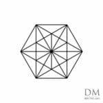 2 Equilateral triangle inside Hexagon design 12