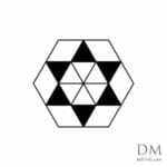 2 Equilateral triangle inside Hexagon design 5