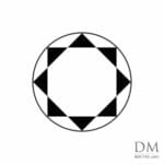 2 Square inside Circle design 2