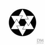 2 Triangle inside Circle design 13