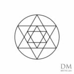 2 Triangle inside Circle design 4