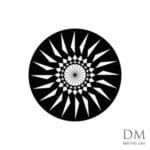 20 Triangle inside Circle design 5