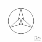 3 Triangle inside Circle design 1