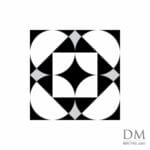 4 Circle inside Square design 2