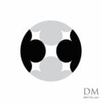 4 Quarter Circle inside Circle design 19