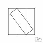 4 Rectangle inside Square design 1