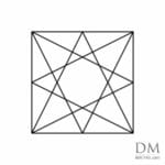 4 Triangle inside Square design 4