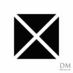 4 Triangles inside Square design