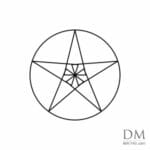 5 Triangle inside Circle design 1