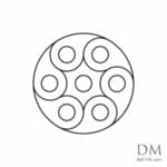 6 Circle inside Circle design 10
