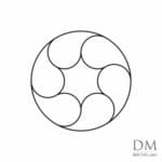 6 Circle inside Circle design 8