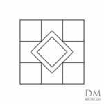 6 Square inside Square design 1