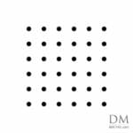 6 x 6 Dots design