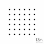 6 x 6 Dots design