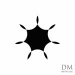 7 Semicircle inside a Heptagon design 2