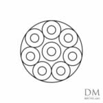 8 Circle inside Circle design 8