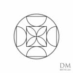 8 Semicircle inside circle design 7