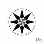 8 Triangle inside Circle design 3