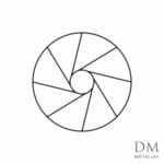 8 lines inside circle design 1