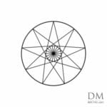 9 Triangle inside Circle design 1