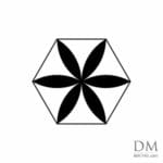 Circle inside Hexagon design 6