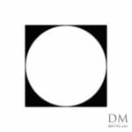 Circle inside Square design 2