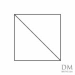 Diagonal of Square design 1
