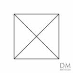 Diagonal of Square design 3