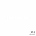 Dotted line with midpoint