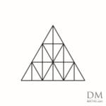 Equilateral Triangle in Eighteen Equal parts a