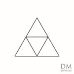 Equilateral Triangle in Four Equal parts