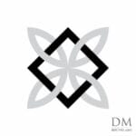 Half Circle inside Square design 3