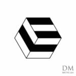 Hexagon in three equal parts design 2