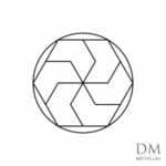 Hexagon inside Circle design 26