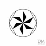 Hexagon inside Circle design 29