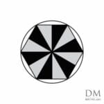 Hexagon inside Circle design 6