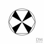 Hexagon inside Circle design 8