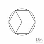 Hexagon inside Circle design 9