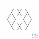Hexagon inside Hexagon design 12
