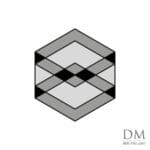 Hexagon inside Hexagon design 15