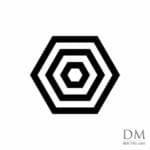 Hexagon inside Hexagon design 2