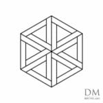 Hexagon inside Hexagon design 25