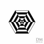 Hexagon inside Hexagon design 4