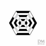 Hexagon inside Hexagon design 6