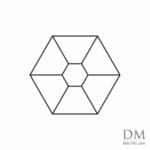 Hexagon inside Hexagon design 7