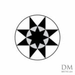 Line inside Circle design 10