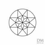 Line inside Circle design 9