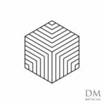 Lines inside Hexagon design 12